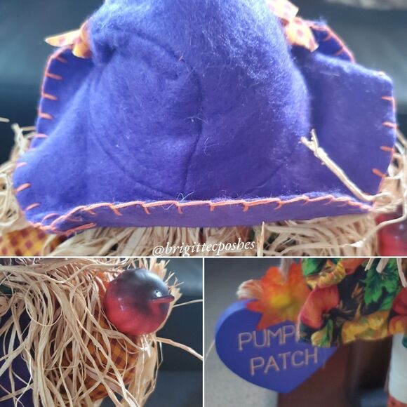 FALL  THANKSGIVING 20" in. Scarecrow Straw Doll - Picture 5 of 10